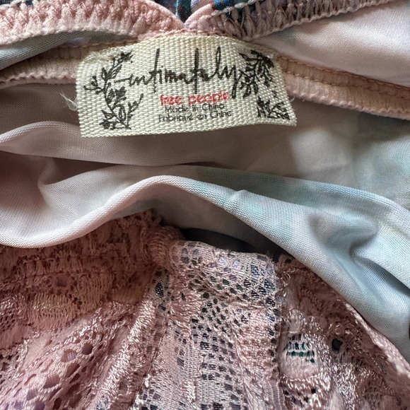 x Intimately FP Bad For You Maxi Bodysuit In Dusty Rose Combo - Picture 6 of 6